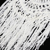 Max Womens Lace Crochet Hollow Out Beach Short Dress Swimwear Cover Up M White