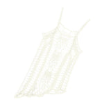 Max Women Crochet Lace Bikini Swimsuit Cover Up Hollow Out Beach Dress White XL