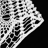 Max Women Crochet Lace Bikini Swimsuit Cover Up Hollow Out Beach Dress White XXL