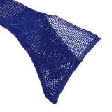 Max Womens Summer Beach Cover Up Bikini Cover Up Hollow Out Swimwear M Blue
