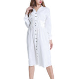 Max Women Long Sleeve Midi Dress L