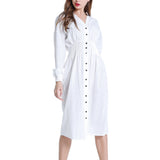 Max Women Long Sleeve Midi Dress L
