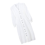 Max Women Long Sleeve Midi Dress L