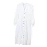 Max Women Long Sleeve Midi Dress L