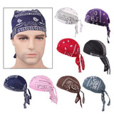 Durag Skull Cap Hair Loss Head Scarf Muslim Bandana Turban Headwear Red