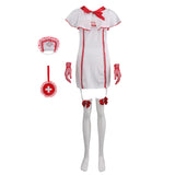 Maxbell Nurse Cosplay Uniform Dress Costume Outfit Sexy Lingerie Nurse Cosplay Suits