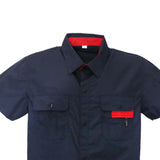 Max Unisex Short Sleeve Uniform Workwear Button Up Jacket and Long Pant Suit M