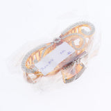 Max Women Crown Shape Rhinestone Hair Claw Plastic Large Hair Clip Clamp Brown