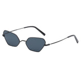 Max Cat Eye Sunglasses Women Metal Frame Fashion Glasses Eyeglasses UV400 Black