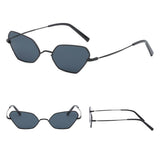Max Cat Eye Sunglasses Women Metal Frame Fashion Glasses Eyeglasses UV400 Black