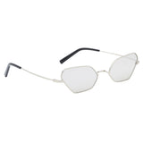 Max Cat Eye Sunglasses Women Metal Frame Fashion Glasses Eyeglasses UV400 Silver