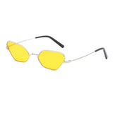 Max Cat Eye Sunglasses Women Metal Frame Fashion Glasses Eyeglasses UV400 Yellow