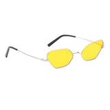 Max Cat Eye Sunglasses Women Metal Frame Fashion Glasses Eyeglasses UV400 Yellow