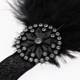 Women Gatsby 20s Flapper Beaded Headband Fascinator Wedding Bridal Hairband