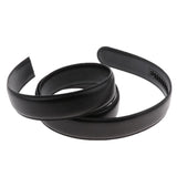 Men's Business No Holes Belt without Buckle Belt Replacement Durable Black