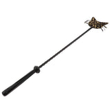 Maxbell Artificial Leather Riding Crop Straight Leather Handle Flogger Horse Whip