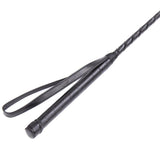 Maxbell Artificial Leather Riding Crop Straight Leather Handle Flogger Horse Whip