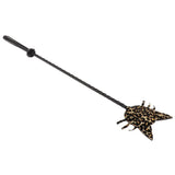 Maxbell Artificial Leather Riding Crop Straight Leather Handle Flogger Horse Whip
