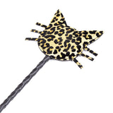 Maxbell Artificial Leather Riding Crop Straight Leather Handle Flogger Horse Whip