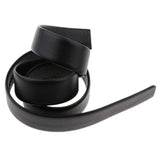 Men's Leather Replacement Belt Double Stitch Classic Design 35mm Rectangle