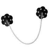 Maxbell Pasties Reusable Silicone Adhesive Nipple Cover Pasties Bra with Metal Chain