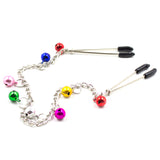 Maxbell Women Nipple Breast Clamps Metal Chain Clips Adults Flirt Party Game Toys