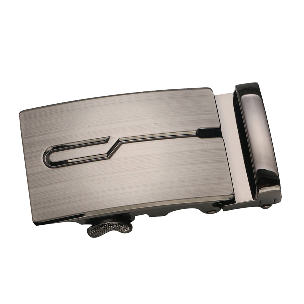 Mens Ratchet Belt Buckle, Automatic Slide Buckle for Belt Strap 35mm 2