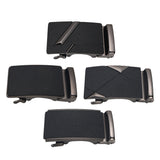 Maxbell Mens Solid Automatic Buckle Ratchet Leather Metal Belt Buckle Replacement 01