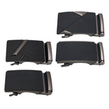 Maxbell Mens Solid Automatic Buckle Ratchet Leather Metal Belt Buckle Replacement 01