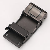 Maxbell Mens Solid Automatic Buckle Ratchet Leather Metal Belt Buckle Replacement 01