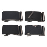 Maxbell Mens Solid Automatic Buckle Ratchet Leather Metal Belt Buckle Replacement 01
