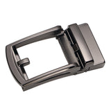 Men Ratchet Leather Belt Buckle, Automatic Slide Buckle for Belt Strap 3.5cm