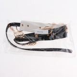 Maxbell Women Waist Belt Chain Tassel Skirt Adjust Dance Scarf Black Golden Chain