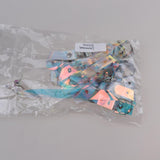 Maxbell Women Harness Adjustable Cage Bra Leather Hollow Out Strappy Lingerie Silver