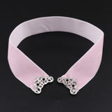 Maxbell Gothic Punk Lace-Up Choker Vintage Velvet Wide Necklace for Women Girl Pink