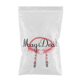 Max Womens Heart Decor Sexy Garters Adjustable Leg Strap Garters Suspenders Red