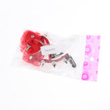 Max Womens Heart Decor Sexy Garters Adjustable Leg Strap Garters Suspenders Red