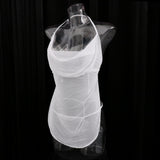 Maxbell Sexy Lady Sheer Sleepwear G-String Lingerie Underwear as described White