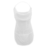 Maxbell Sexy Lady Sheer Sleepwear G-String Lingerie Underwear as described White