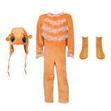 Maxbell Kids Unisex Pajamas Animal Costume Onesie Cosplay-Snail S 110 Lace Front