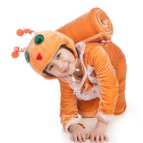 Maxbell Kids Unisex Pajamas Animal Costume Onesie Cosplay-Snail S 110 Lace Front