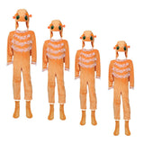 Maxbell Kids Unisex Pajamas Animal Costume Onesie Cosplay-Snail S 110 Lace Front