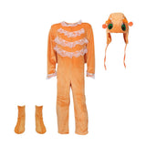 Maxbell Kids Unisex Pajamas Animal Costume Onesie Cosplay-Snail L 130 Lace Front
