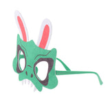 Maxbell Cartoon Animal Glasses Frame Ears Mask Face Mask for Dress Up Costume Party