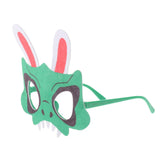 Maxbell Cartoon Animal Glasses Frame Ears Mask Face Mask for Dress Up Costume Party