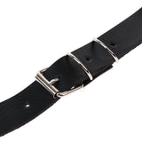 Maxbell Faux Leather Body Chest Half Harness Belt Adjustable Straps Unisex Black