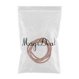 Maxbell 1m Round Leather Cord Thread For Kumihimo Jewelry Bracelets Making 5mm