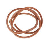 Maxbell 1m Round Leather Cord Thread For Kumihimo Jewelry Bracelets Making 5mm