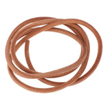 Maxbell 1m Round Leather Cord Thread For Kumihimo Jewelry Bracelets Making 5mm