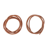 Maxbell 1m Round Leather Cord Thread For Kumihimo Jewelry Bracelets Making 5mm